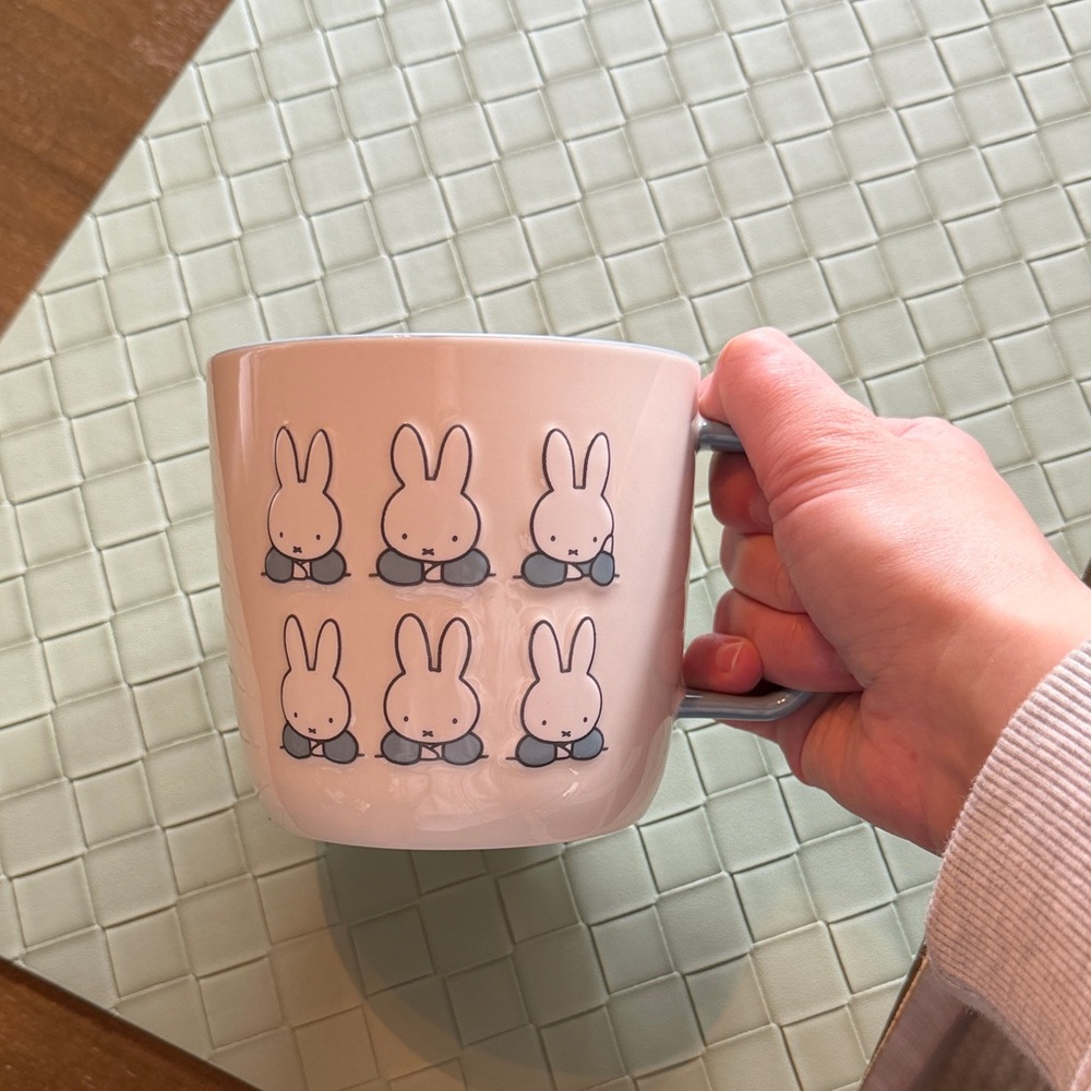 White and Blue Grey Miffy Mug - Picture 5 of 5